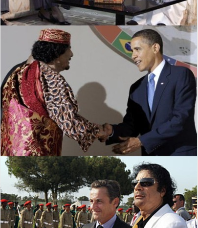 Muammar al-Gaddafi & friends