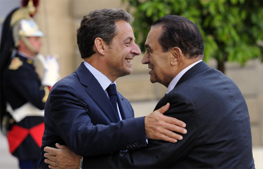 Sarkozy und Mubarak