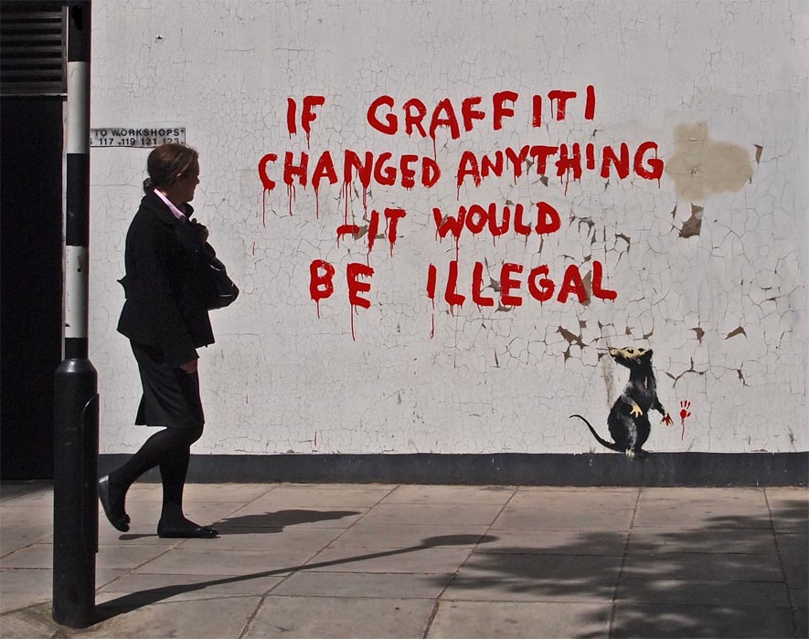 If Graffiti changed anything it would be illegal.