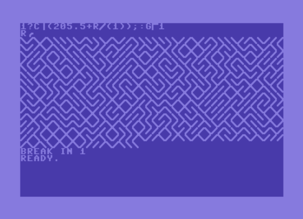 C64 Maze